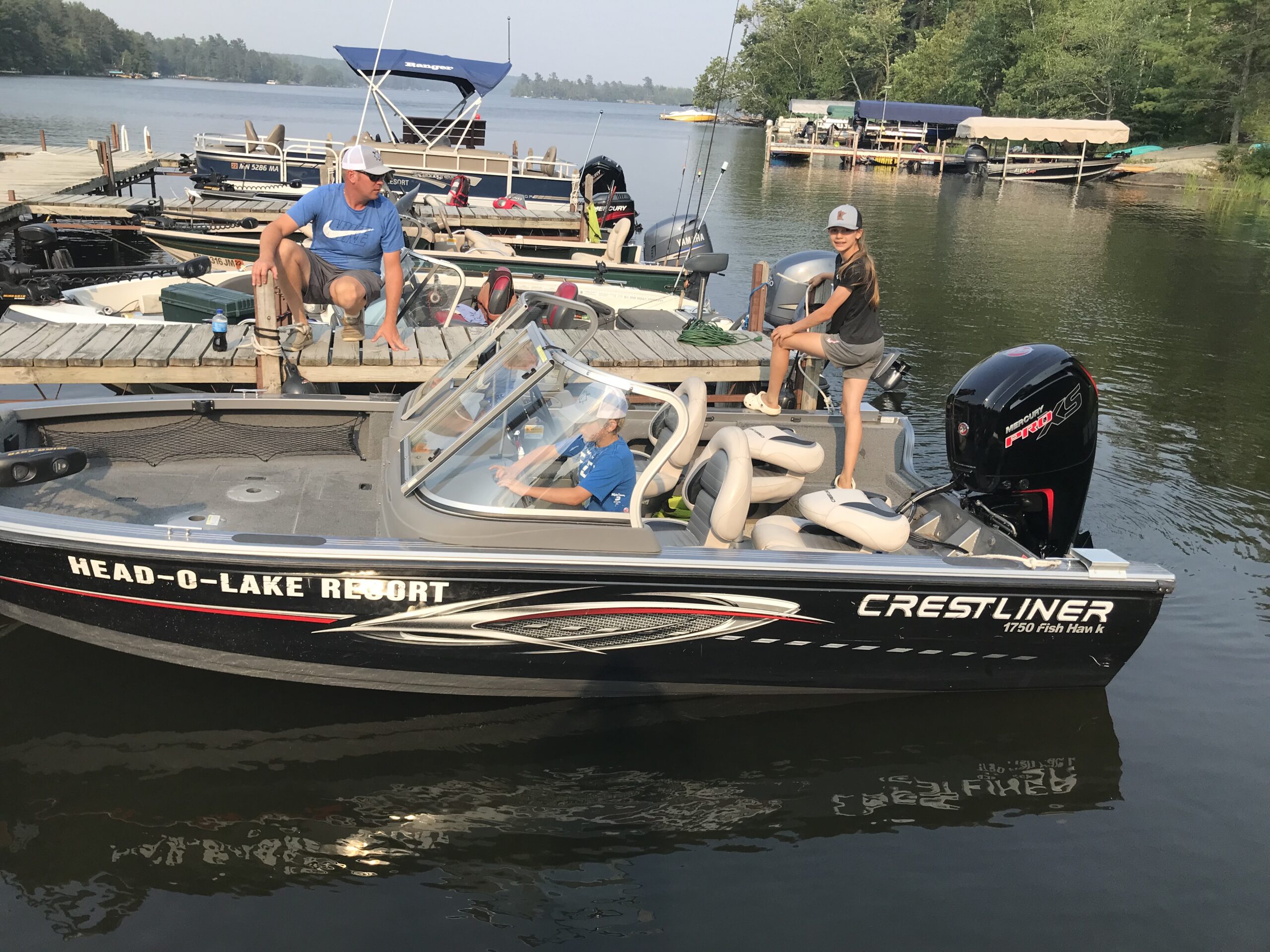 17 1/2' Crestliner Fishhawk w/115hp Pro XS 4-stroke